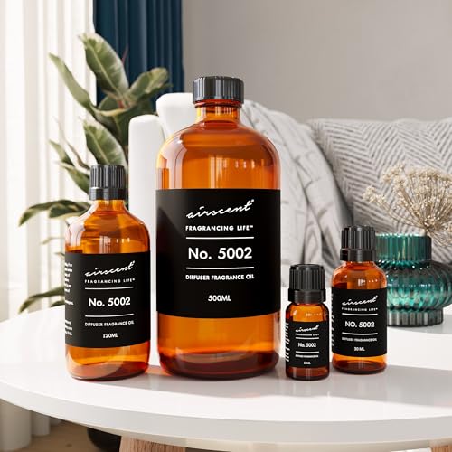 AirScent No. 5002 Diffuser Oil 16.9 Fl Oz | Inspired Luxury Fragrance, Aromatherapy