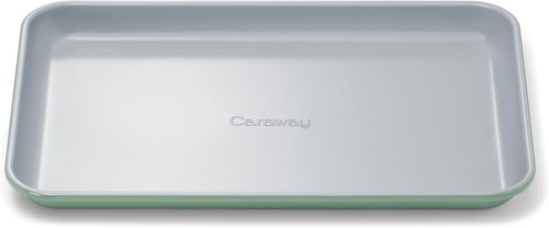 Caraway Nonstick Ceramic Baking Sheet - Non-Toxic, Oven Safe, 9x13” Mini Sheet Pan - Sage Color