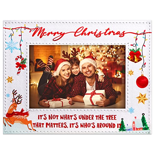 FaCraft Christmas Snowflake Photo Frame 4x6 - Family Holiday Decor 2026