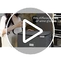 2 Pack Wine Glass Storage Box with Dividers - Hard Shell Stemware Organizer for 12 Glasses, Portable & Sturdy