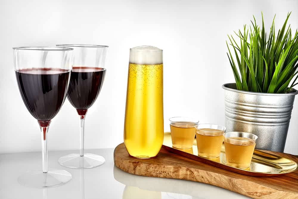 100 Count Shot Glasses Premium Clear Hard Plastic 1oz Disposable Cups, Ideal for Jello Shots, Wine Tasting, Condiments, Sauce, Dipping, Samples