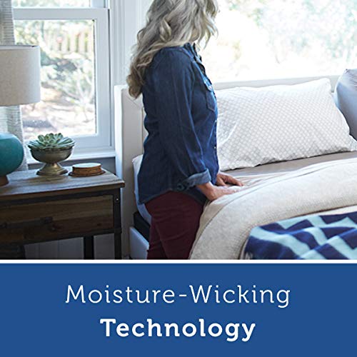 Queen Mattress Pad - Sealy 100% Cotton Moisture Wicking & Stain Protection