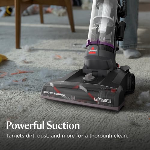 Bissell CleanView Full Size Upright Vacuum - Powerful Carpet & Floor Cleaner with TurboBrush & Scatter Free Technology - Variation: CleanView