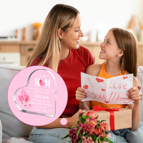 Mom30 Heart Plaque Gift from Daughter - Meaningful Mom Appreciation Decor
