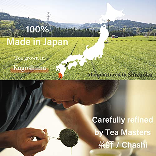 Organic Ceremonial Matcha Green Tea Powder 100g/3.5oz - Kagoshima Japan, JAS Certified