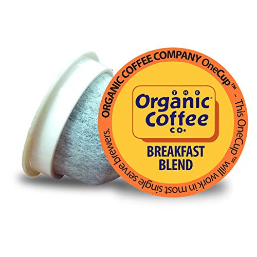Organic Coffee Pods - Breakfast Blend, Compostable, 36 Count - Medium Roast, K-Cup Compatible