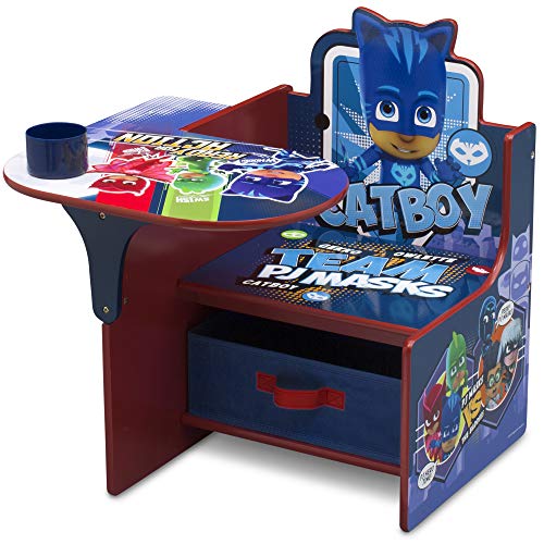 Kids Desk Chair with Storage Bin for Arts & Crafts, Homework, Homeschooling