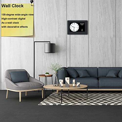 7in Digital Calendar Clock for Elderly with Large Display - Black - Variation of THIS listing