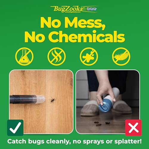 BugZooka Bug Vacuum with Long Nozzle - Humane Insect Catcher for All Ages