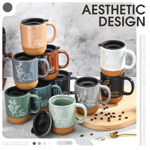 Geiserailie Appreciation 10-Piece Inspirational Coffee Mug Set for Women