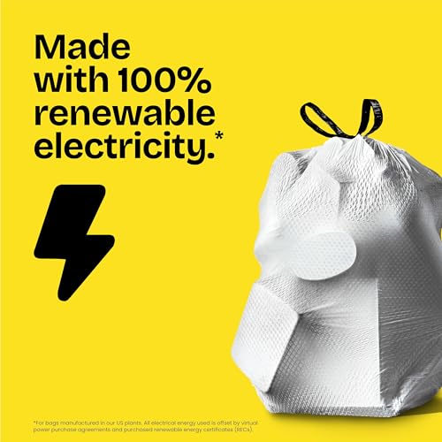 13 Gallon Tall Kitchen Trash Bags with Scented Drawstring - Gain Lemon Zest, 110 Count