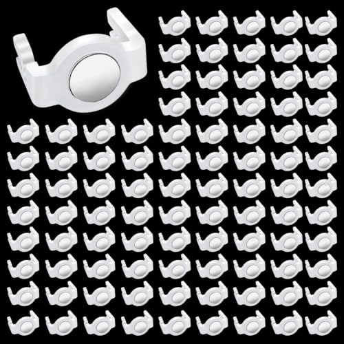 Round-Clear Magnetic Christmas Light Clips 200 Pack for C7 C9 Sockets - UQM