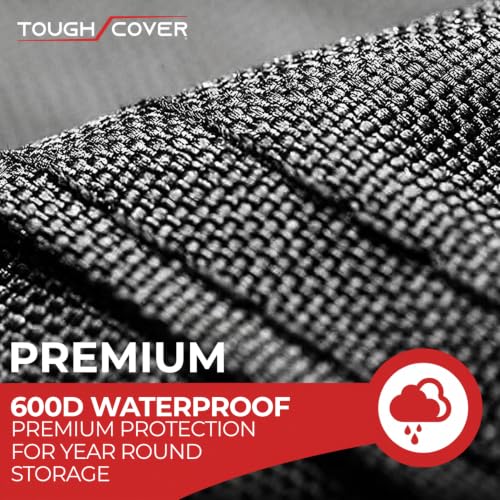Premium Waterproof Lawn Mower Cover - Heavy Duty 600D for Push Mowers - Black, Variation of THIS listing