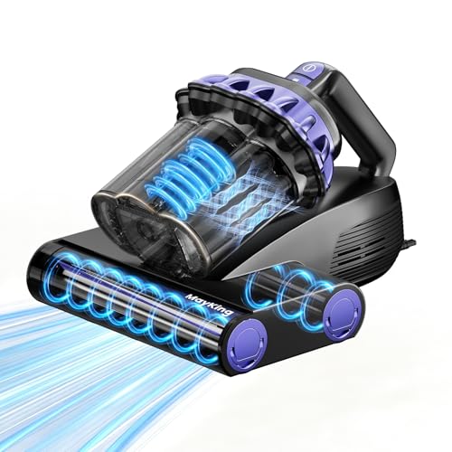 Mayking Mattress Vacuum Cleaner with Dual Rollers, UV-C & AI Dust Detection