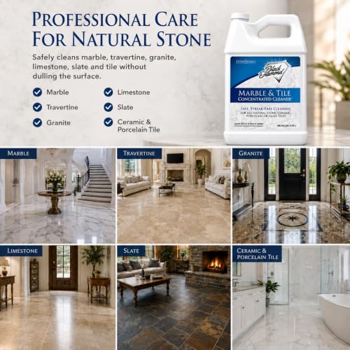 Black Diamond Stoneworks Marble & Tile Floor Cleaner Concentrate - 128 Fl Oz Pack of 4