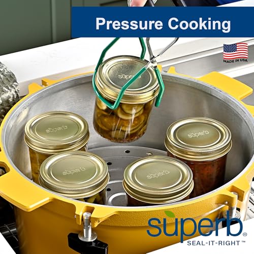 Regular Mouth Canning Lids - 60 Pack Food Grade Sealing Caps for Mason Jars