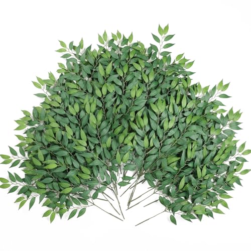 Artificial Greenery Stems - 36Pcs Italian Ruscus 20-Inch Fake Plant Spray for Wedding & Home Decor - Variation of THIS listing