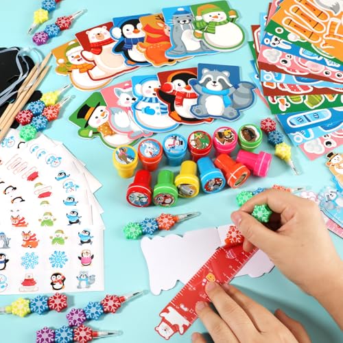 BenLouis Winter Animal Stationery Set for Kids 24 pcs Party Favors