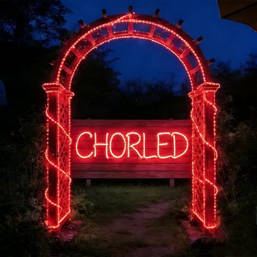 CHORLED 50ft Red Connectable Waterproof LED Rope Lights for Indoor & Outdoor Decor
