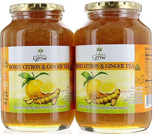 Honey Citron & Ginger Tea 2.2lb Pack of 2 | Balance Grow Infused Tea