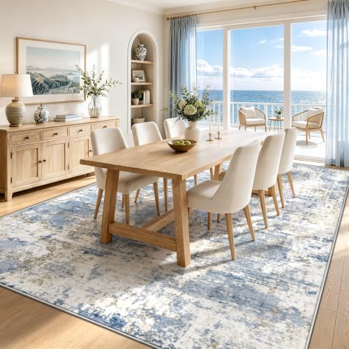 XLUEZ 8x10 Area Rugs for Living Room, Washable Modern Abstract Large