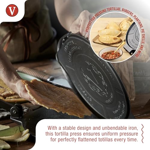 Victoria Cast Iron Tortilla Press. Maker, Flour press, Rotis Dough