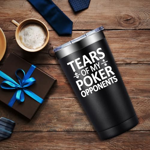 Poker Gifts for Men Women - Casino Gambling 20oz Tumbler