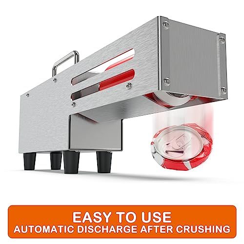 Electric Can Crusher for 12oz and 16oz Cans - Desktop Aluminum Recycling Tool