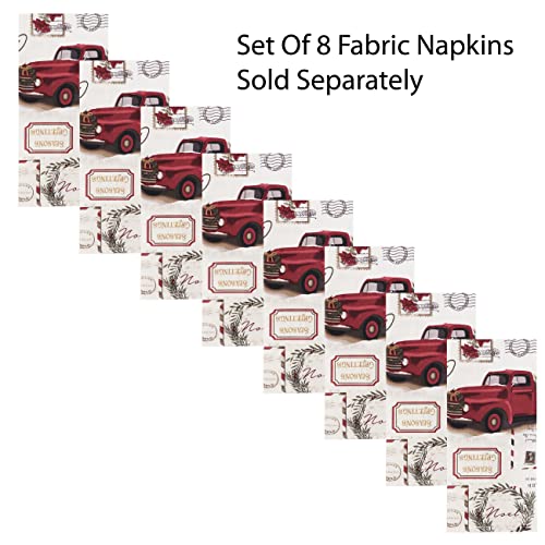 Newbridge 84x60 Inch Christmas Pine Hill Tree Farm Rectangular Fabric Tablecloth