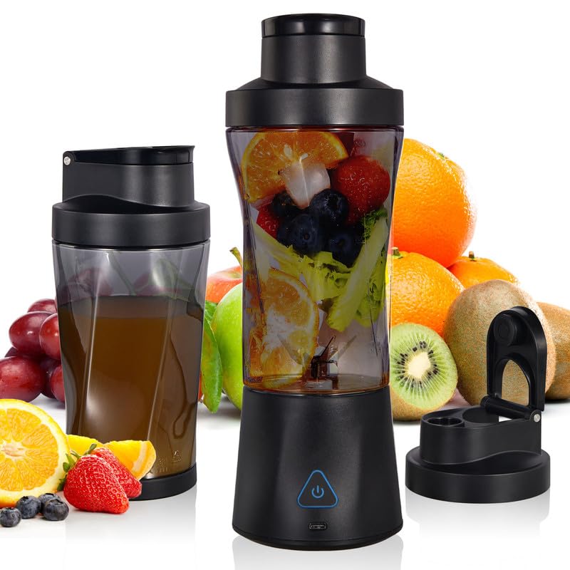 Wireless Personal Blender 24oz - Cordless 360W Smoothie Juicer - Carbon Black