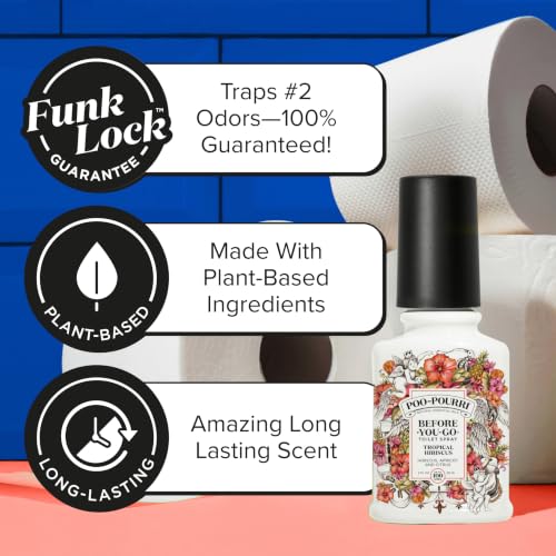 Poo-Pourri Before-You-Go Toilet Spray Refill - Tropical Hibiscus - 16 Fl Oz