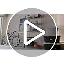 Black 6-Tier Heavy Duty Storage Shelves with Wheels - 30x14x70 Inches