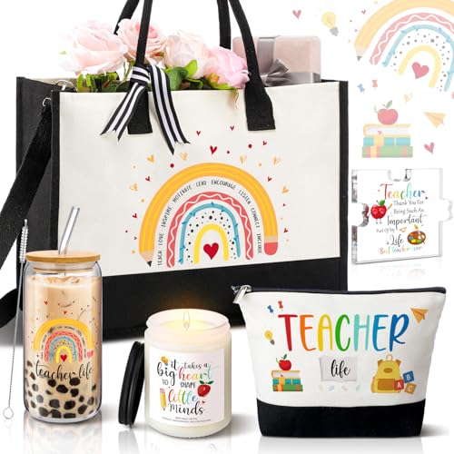 Locmeo Teacher Appreciation Gift Basket Christmas Thank You Gift Set - Variation: Teacher