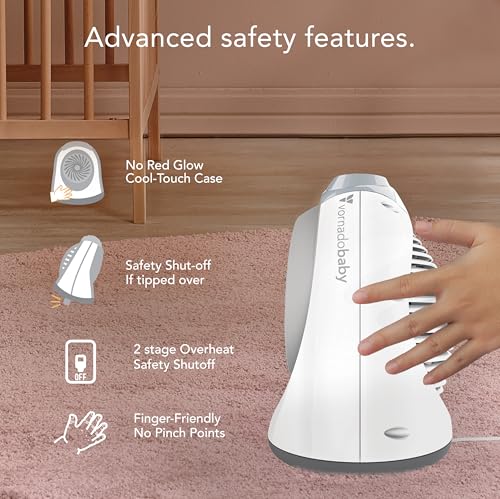 Nursery Space Heater with Safety Features & Adjustable Thermostat - Tempa Variation