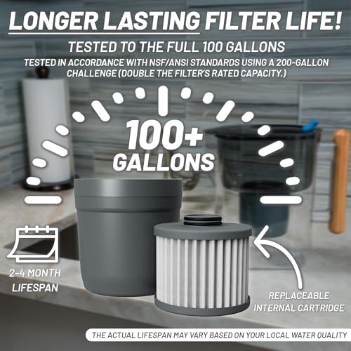 Nano Standard Replacement Water Filter for Epic Nano XP Pitcher & Dispenser