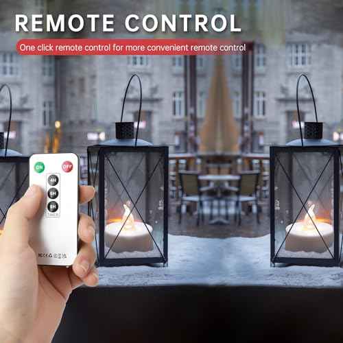 12pack Remote Control LED Tea Lights Battery Operated Flameless Candles Realistic and Bright Flickering Long Lasting 400 Hours Electric Candles for Christmas Home Party Wedding Decor (White)