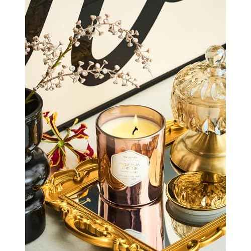 M&SENSE Sweets in The Air Scented Candle - Grape & Violet Scent, 11.3oz Natural Soy Wax Valentine Candles for Holiday, Cotton Wick Candle Up to 70 Hours Burn time, Clean Burn Candle for Housewarming