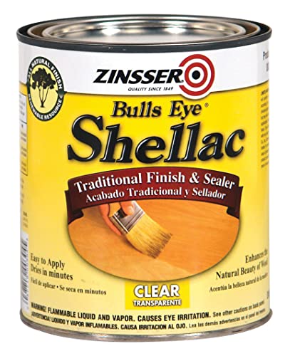 Zinsser Clear Shellac Quart - Odor-Blocking Wood & Masonry Sealer