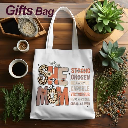 Mama Mom Tote Bag Birthday Gifts Canvas Bag, Reusable Shoulder Bags