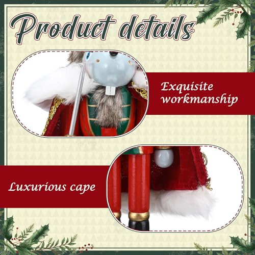 Mouse King Nutcracker 12 Inch Wooden Christmas decor – Yousoontic Mouse King