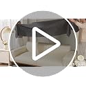 Grey 91x134-Inch Couch Cover for 3 Cushion Sofa, Pet Scratch Proof & Washable