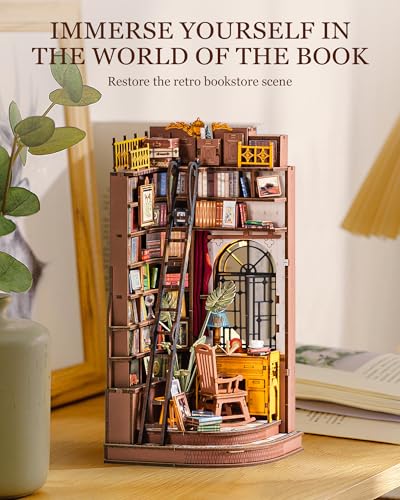 British Style Bookend Kit - DIY Miniature Study Nook & Shelf Decor