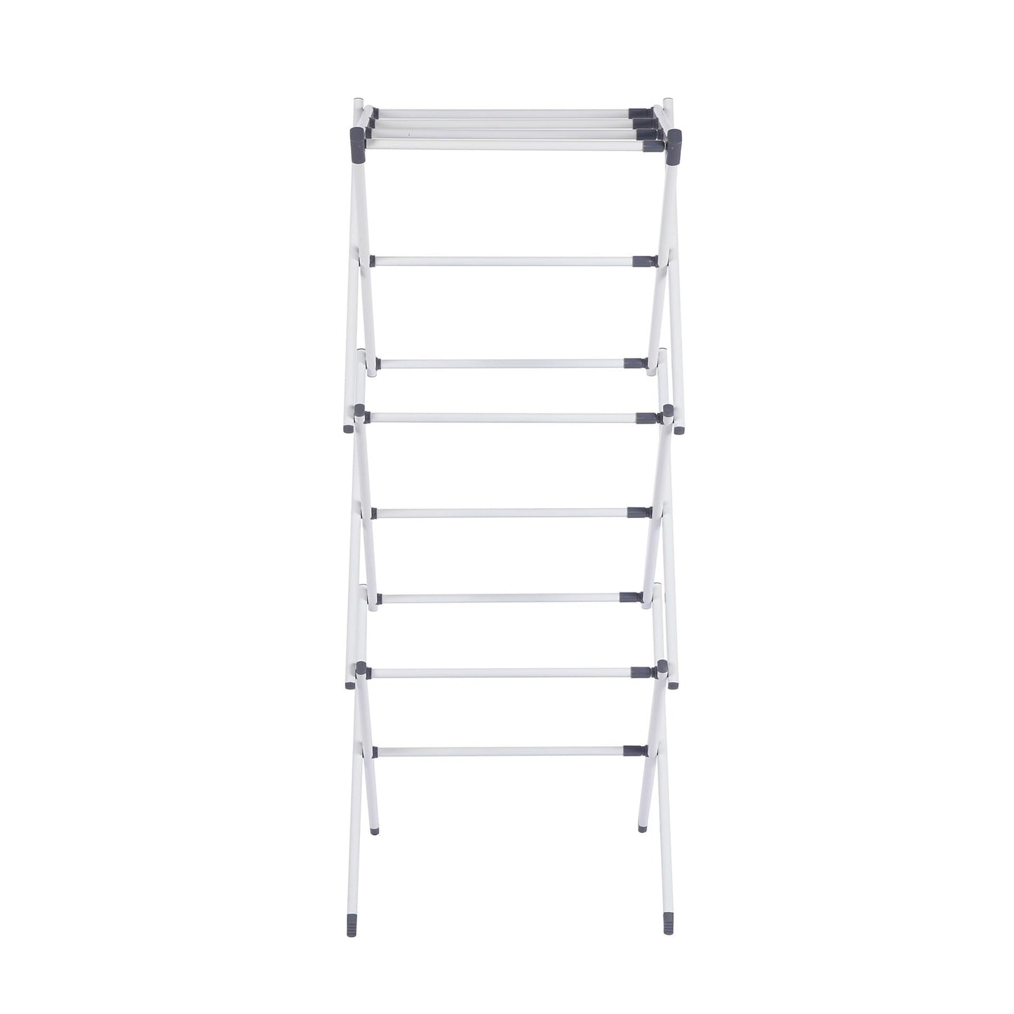 Maomo Standard Metal Drying Rack - Easy to Install Without Tools, Space-Saving telescoping Design, 16.93-29.92 inches Wide, White.