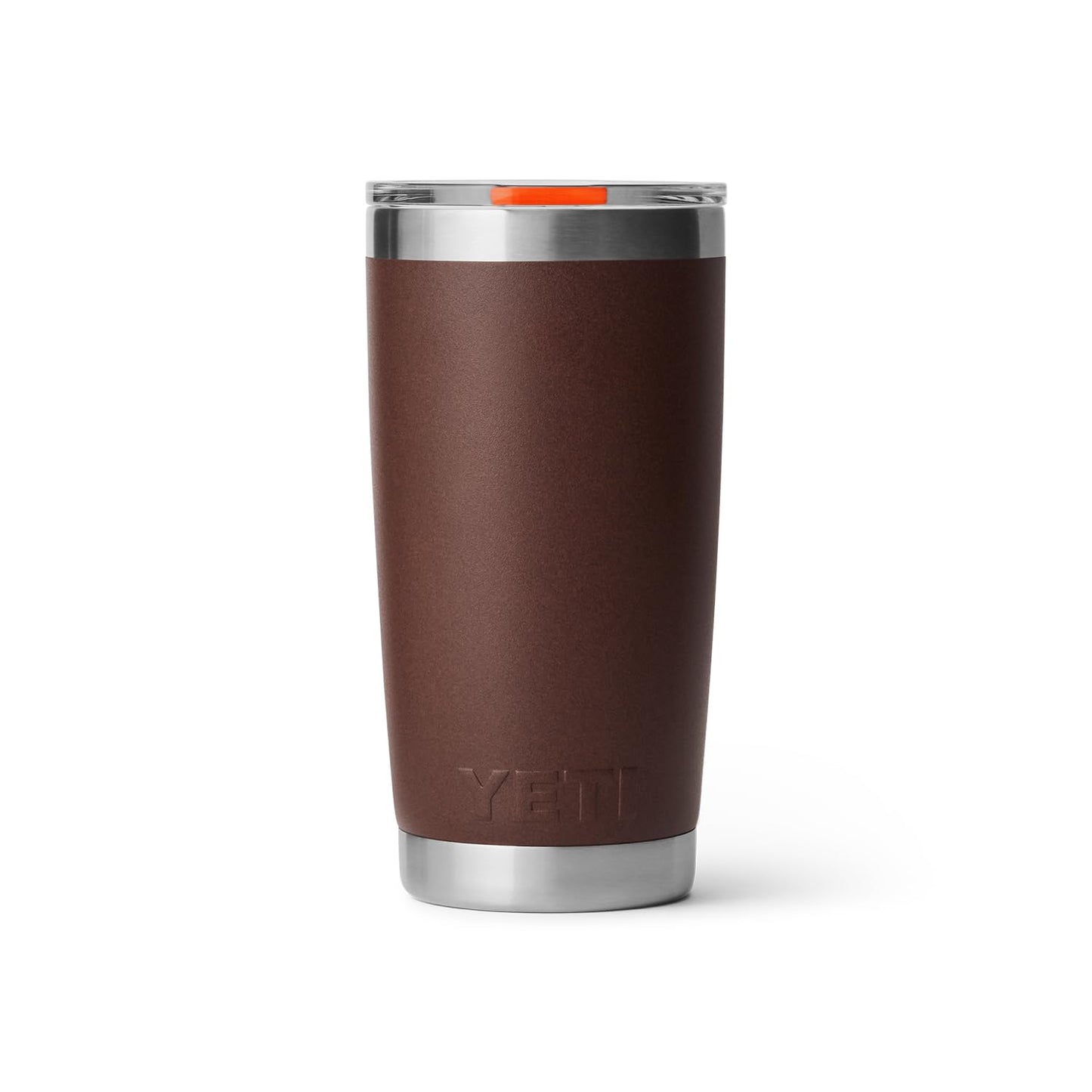 YETI Rambler 20 oz Tumbler, Stainless Steel, Vacuum Insulated with MagSlider Lid, Wetlands Brown