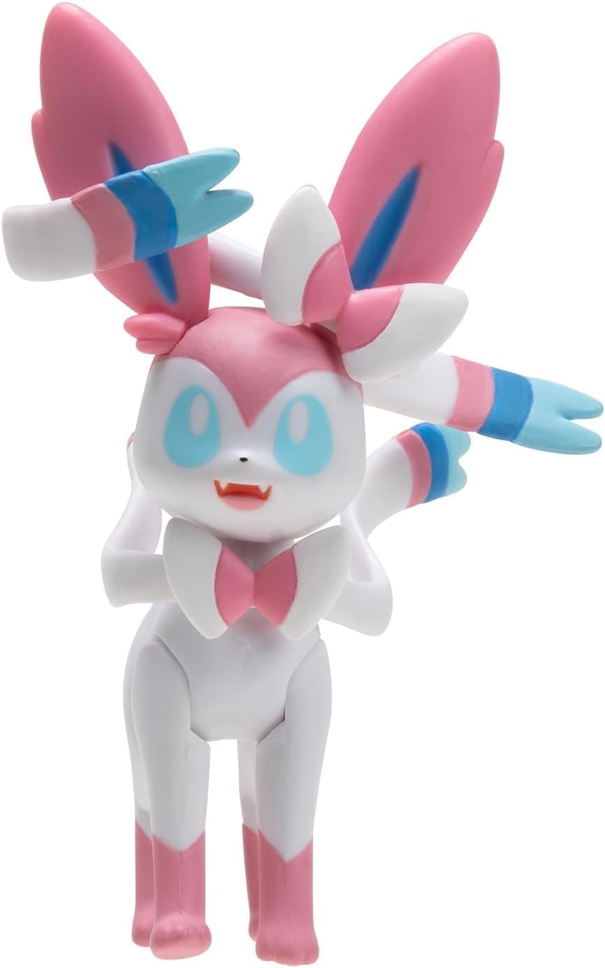 Pokemon Battle Figures 10-Pack - Includes 4.5-Inch Cinderace, Pikachu & More | Perfect for Collectors