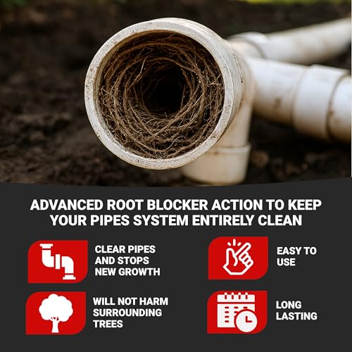Foaming Tree Root Killer - 16 Ounce, Pack of 3 | Pipe Clog Prevention