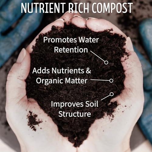 Organic Compost Bag - 7.9 Gallons, 32-35 Pounds - OMRI Certified Soil Fertilizer