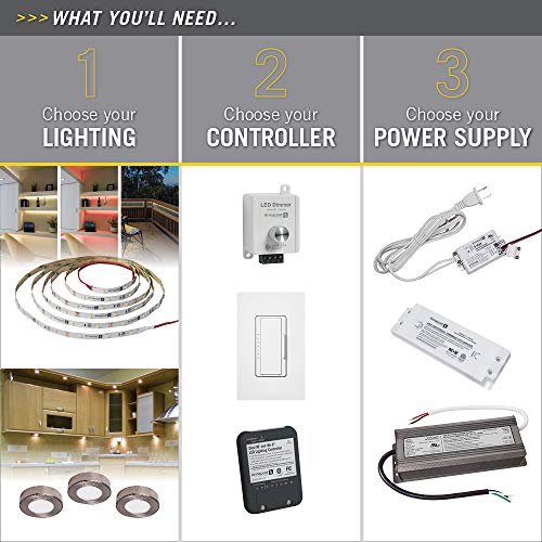Armacost Lighting 60W 24V LED Power Supply - White, Compatible with Dimmers
