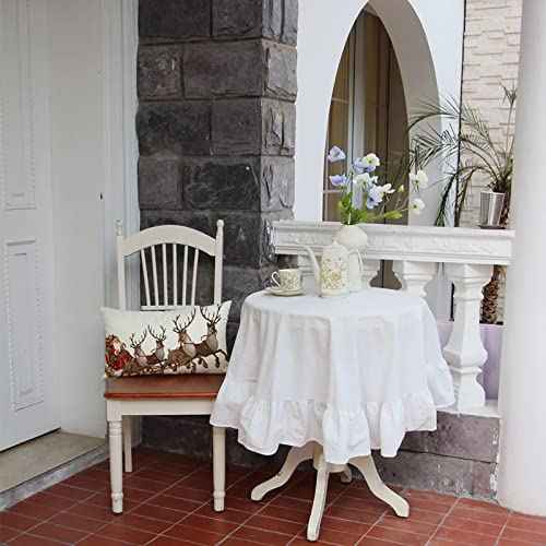 Ogiselestyle Christmas Santa Reindeer Lumbar Throw Pillow Cover, 12 x 20 Inch Xmas Winter Holiday Party Cushion Case Decoration for Sofa Couch