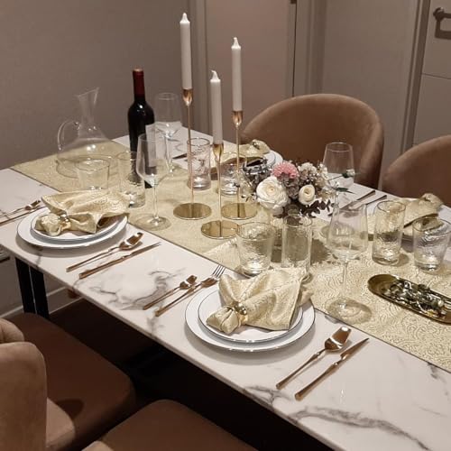 Beige Cloth Napkins Set of 12, 18 x Inch Dinner